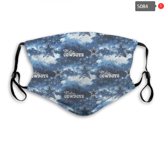 NFL Dallas cowboys #16 Dust mask with filter->nfl dust mask->Sports Accessory